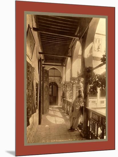 Algiers Gallery, a Moorish House-Etienne & Louis Antonin Neurdein-Mounted Giclee Print