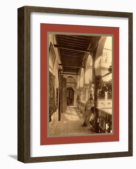 Algiers Gallery, a Moorish House-Etienne & Louis Antonin Neurdein-Framed Giclee Print