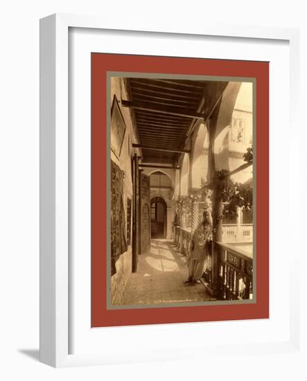 Algiers Gallery, a Moorish House-Etienne & Louis Antonin Neurdein-Framed Giclee Print