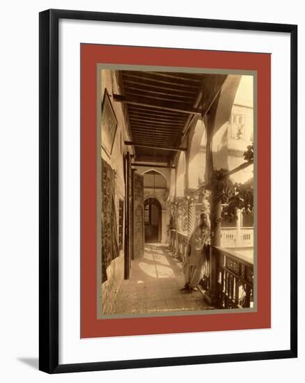 Algiers Gallery, a Moorish House-Etienne & Louis Antonin Neurdein-Framed Giclee Print