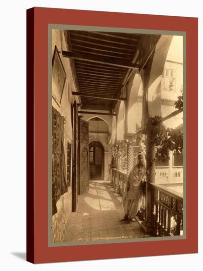 Algiers Gallery, a Moorish House-Etienne & Louis Antonin Neurdein-Stretched Canvas