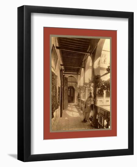 Algiers Gallery, a Moorish House-Etienne & Louis Antonin Neurdein-Framed Premium Giclee Print