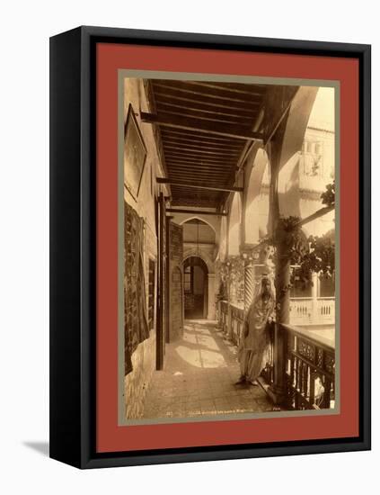 Algiers Gallery, a Moorish House-Etienne & Louis Antonin Neurdein-Framed Stretched Canvas