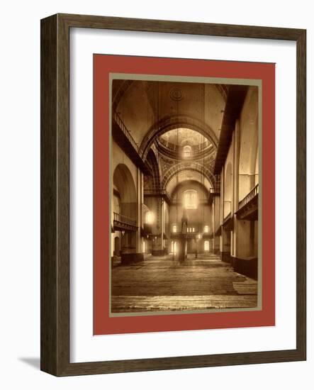 Algiers, Interior, El-Djedid Mosque-Etienne & Louis Antonin Neurdein-Framed Giclee Print