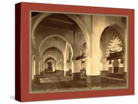 Algiers, Interior, El-Kebir Mosque-Etienne & Louis Antonin Neurdein-Stretched Canvas