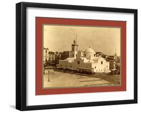 Algiers Mosque El-Djedid-Etienne & Louis Antonin Neurdein-Framed Giclee Print