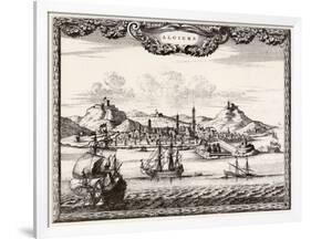 Algiers, Port C1700-Carel Allard-Framed Art Print