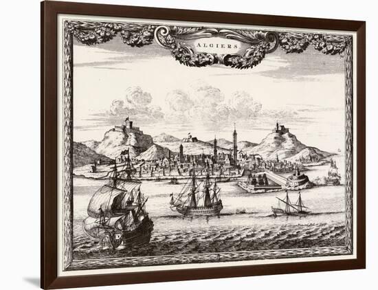 Algiers, Port C1700-Carel Allard-Framed Art Print