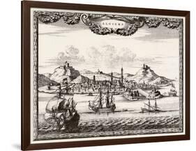 Algiers, Port C1700-Carel Allard-Framed Art Print