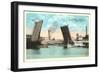 Algoma Street Bridge, Oshkosh-null-Framed Art Print