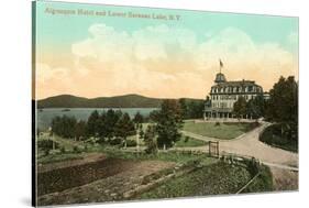 Algonquin Hotel, Lower Saranac Lake, New York-null-Stretched Canvas