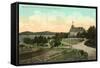 Algonquin Hotel, Lower Saranac Lake, New York-null-Framed Stretched Canvas