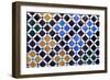 Alhambra, Comares Palace, Court of the Myrtles, Tiles, 9-14th Century, Granada, Spain-null-Framed Art Print