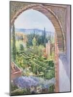 Alhambra Gardens-Timothy Easton-Mounted Premium Giclee Print