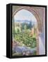 Alhambra Gardens-Timothy Easton-Framed Stretched Canvas