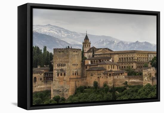 Alhambra, Granada, Province of Granada, Andalusia, Spain-Michael Snell-Framed Stretched Canvas