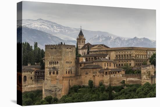 Alhambra, Granada, Province of Granada, Andalusia, Spain-Michael Snell-Stretched Canvas