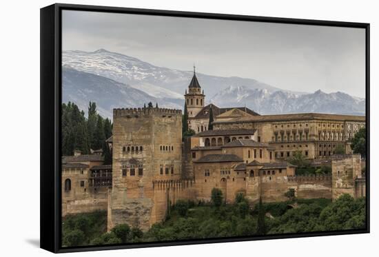 Alhambra, Granada, Province of Granada, Andalusia, Spain-Michael Snell-Framed Stretched Canvas