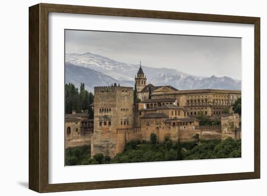 Alhambra, Granada, Province of Granada, Andalusia, Spain-Michael Snell-Framed Photographic Print