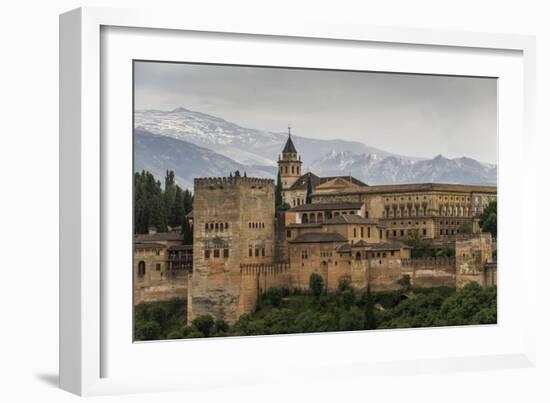 Alhambra, Granada, Province of Granada, Andalusia, Spain-Michael Snell-Framed Photographic Print