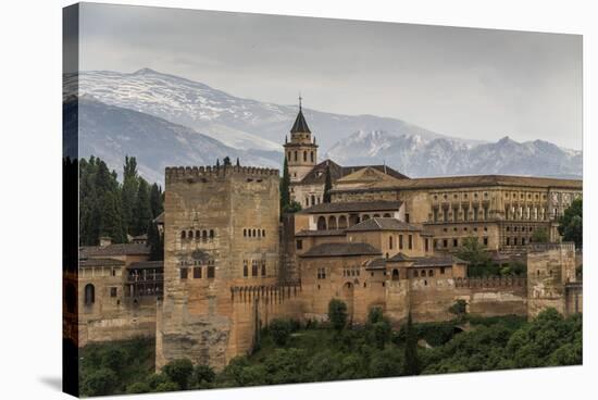 Alhambra, Granada, Province of Granada, Andalusia, Spain-Michael Snell-Stretched Canvas