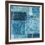 Alhambra II Indigo-Hugo Wild-Framed Art Print