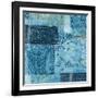 Alhambra II Indigo-Hugo Wild-Framed Art Print