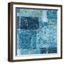 Alhambra II Indigo-Hugo Wild-Framed Art Print