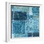 Alhambra II Indigo-Hugo Wild-Framed Art Print