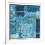 Alhambra III Indigo-Hugo Wild-Framed Art Print