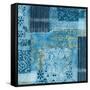 Alhambra III Indigo-Hugo Wild-Framed Stretched Canvas