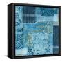 Alhambra III Indigo-Hugo Wild-Framed Stretched Canvas