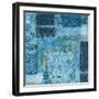 Alhambra III Indigo-Hugo Wild-Framed Art Print