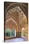 Alhambra, Nazari Palace, Palace of the Lions,Hall of Aljimences, 9-14th C, Granada, Spain-null-Stretched Canvas