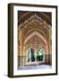 Alhambra, Nazari Palace, Palace of the Lions,Hall of Aljimences, 9-14th Century, Granada, Spain-null-Framed Photo