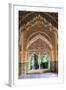 Alhambra, Nazari Palace, Palace of the Lions,Hall of Aljimences, 9-14th Century, Granada, Spain-null-Framed Photo