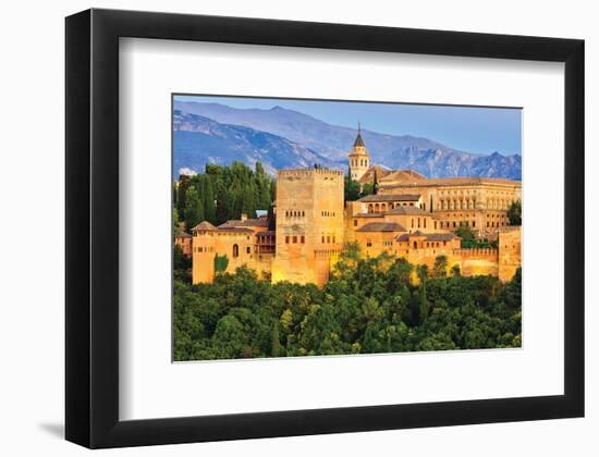 Alhambra Palace Granada Spain-null-Framed Art Print