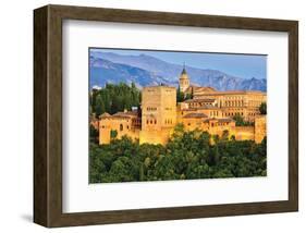 Alhambra Palace Granada Spain-null-Framed Art Print