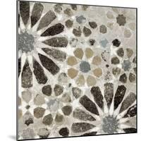 Alhambra Tile II Neutral-Sue Schlabach-Mounted Art Print