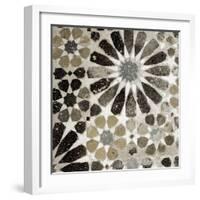 Alhambra Tile III Neutral-Sue Schlabach-Framed Art Print