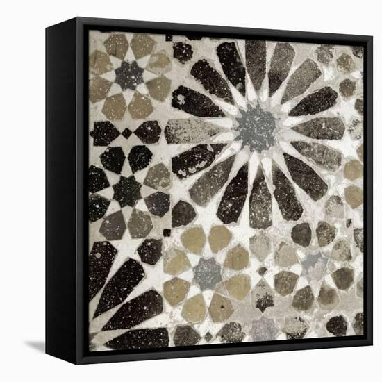 Alhambra Tile III Neutral-Sue Schlabach-Framed Stretched Canvas