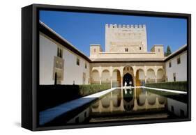 Alhambra, Unesco World Heritage Site, Granada, Andalucia (Andalusia), Spain-James Emmerson-Framed Stretched Canvas