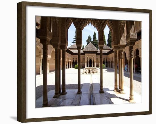 Alhambra, UNESCO World Heritage Site, Granada, Andalusia, Spain, Europe-Hans Peter Merten-Framed Photographic Print