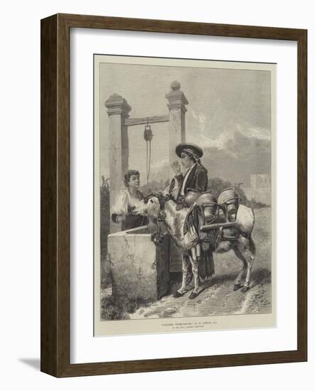 Alhambra Water-Carrier-Richard Ansdell-Framed Giclee Print