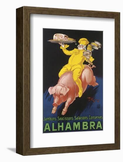 Alhambra-Henry Monnier-Framed Art Print