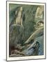 Alherich and the Rhine-Maidens-John Byam Liston Shaw-Mounted Giclee Print