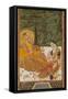 Ali Adil Shah II of Bijapur with a Woman-null-Framed Stretched Canvas