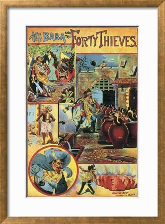 Ali Baba And The Forty Thieves Giclee Print English School Allposters Com