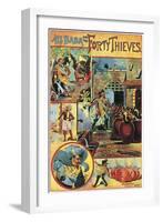 Ali Baba and the Forty Thieves-English School-Framed Giclee Print