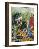 Ali Baba and the Forty Thieves-Don Lawrence-Framed Giclee Print